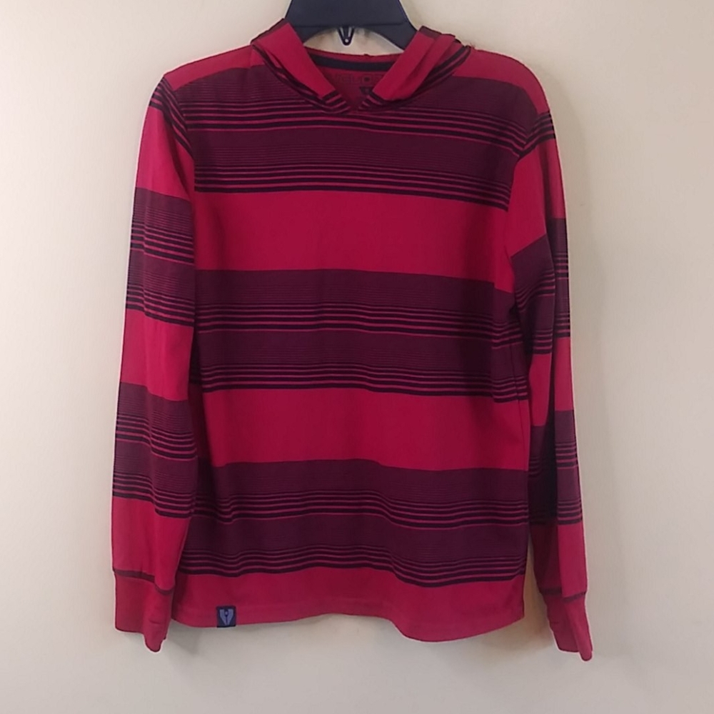 HIGH VELOCITY Boys Plaid Long Sleeves Shirt Size M